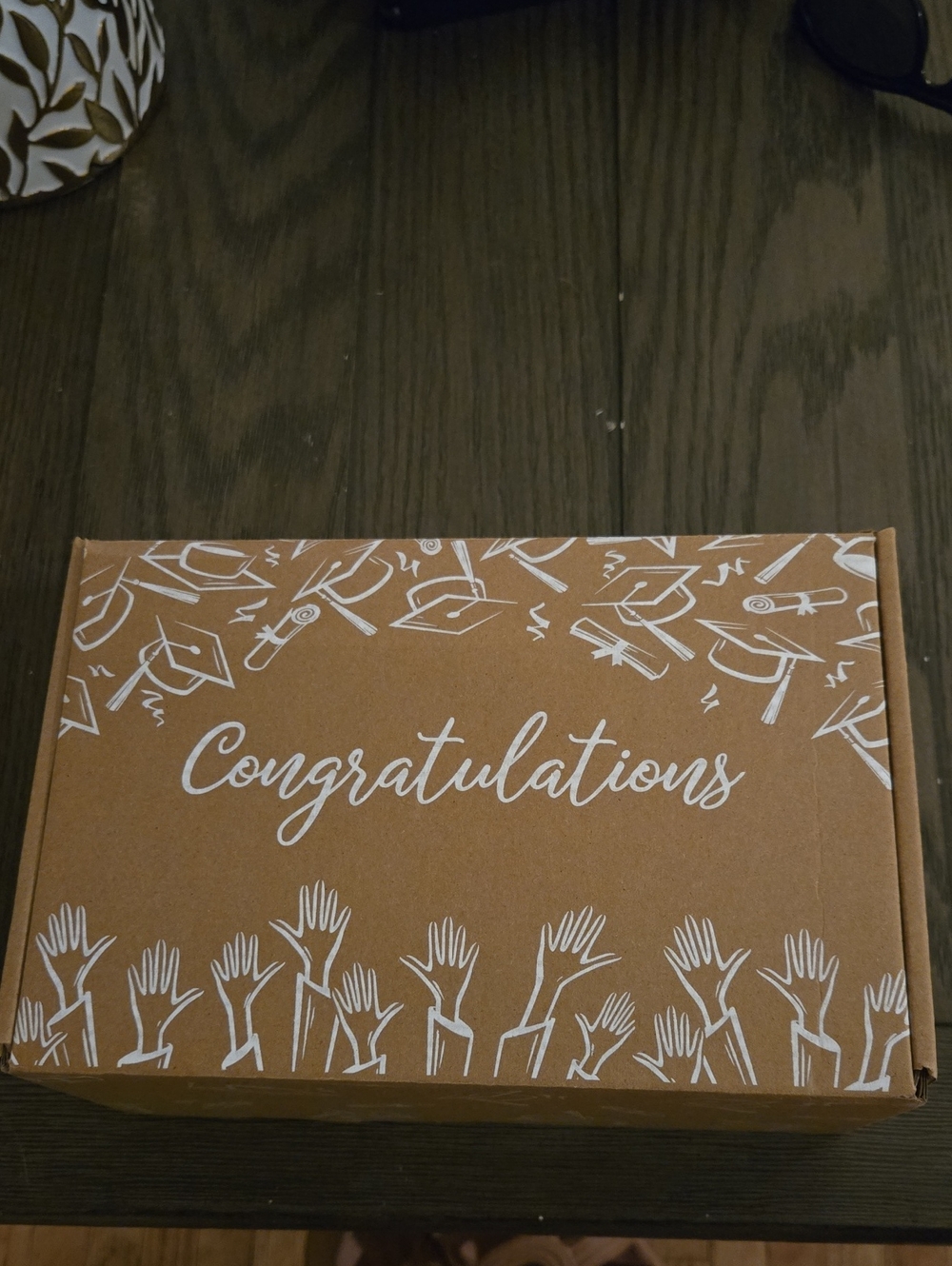 "Congratulations" Grad Pink 5 Piece Gift Box. NWOT.